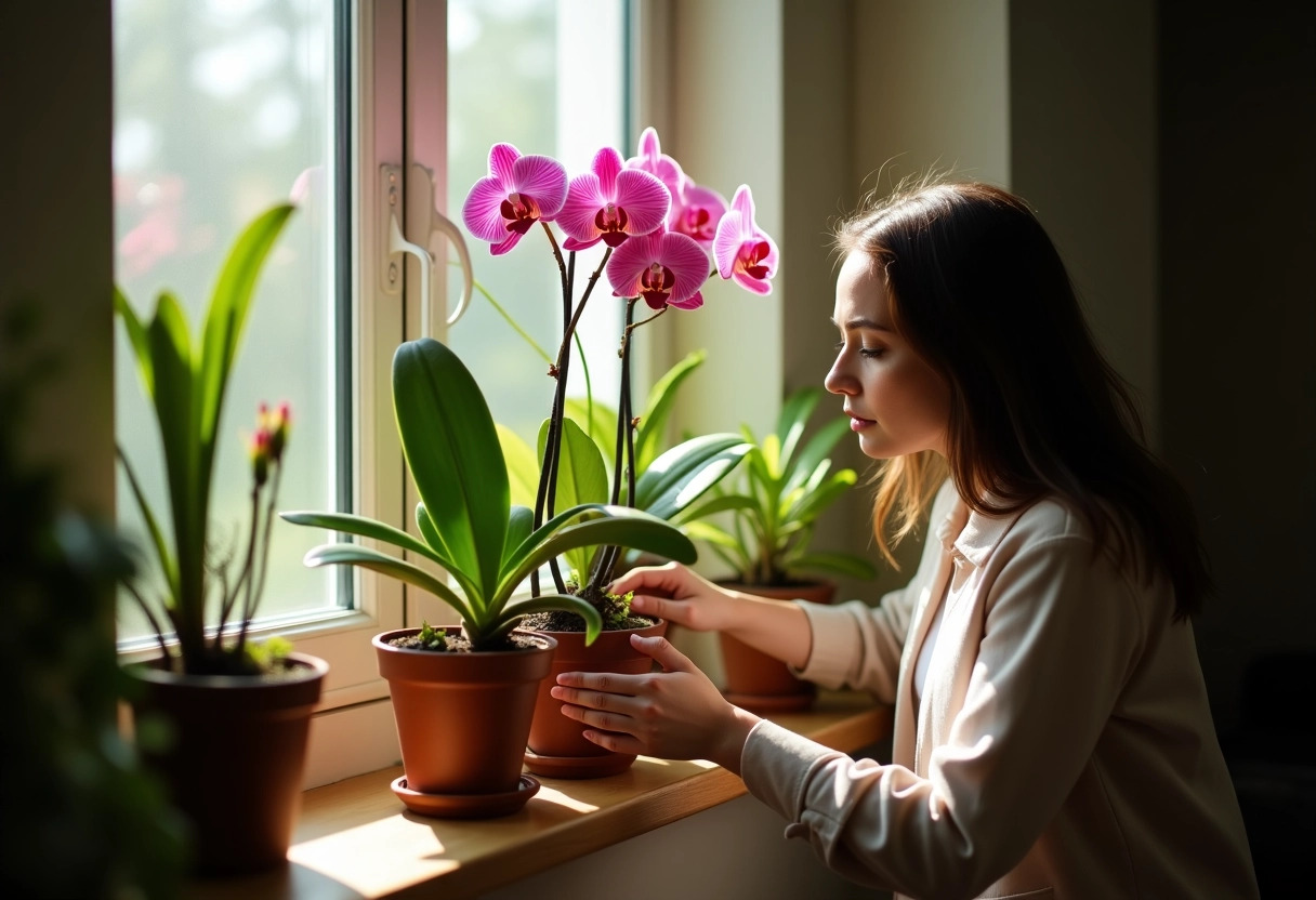 orchidée tête de singe